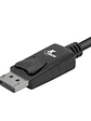 Cable DisplayPort Xtech 1.8 Metros Macho a Macho - Full HD 4K - Miniatura 1