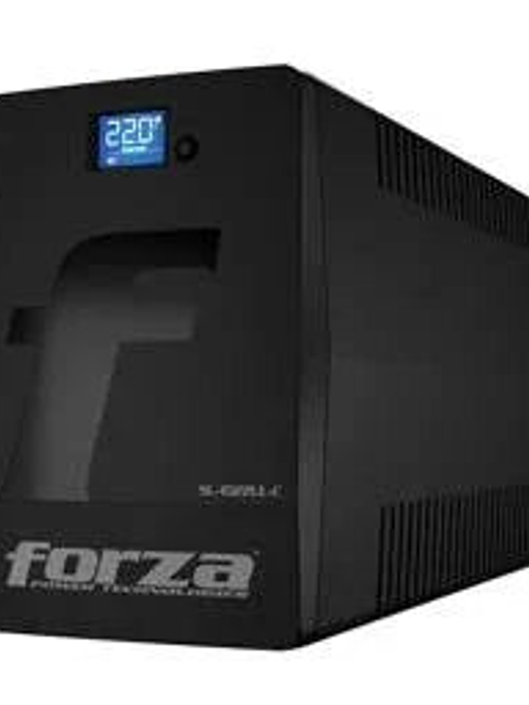 UPS FORZA SL-1022UL-C Interactiva 1000VA/600W, 220V, 4 Tomas, RJ45, LCD Táctil, Forza Tracker 1