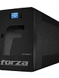 UPS FORZA SL-1022UL-C Interactiva 1000VA/600W, 220V, 4 Tomas, RJ45, LCD Táctil, Forza Tracker - Miniatura 1