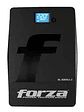 UPS FORZA SL-1022UL-C Interactiva 1000VA/600W, 220V, 4 Tomas, RJ45, LCD Táctil, Forza Tracker - Miniatura 4