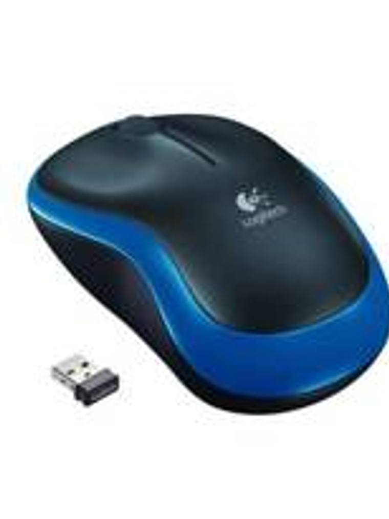 Logitech M185 Mouse Inalámbrico Azul - Portátil Compacto 1