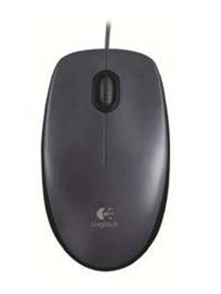 Logitech M90 Mouse USB Negro - Básico Con Cable Confiable 1
