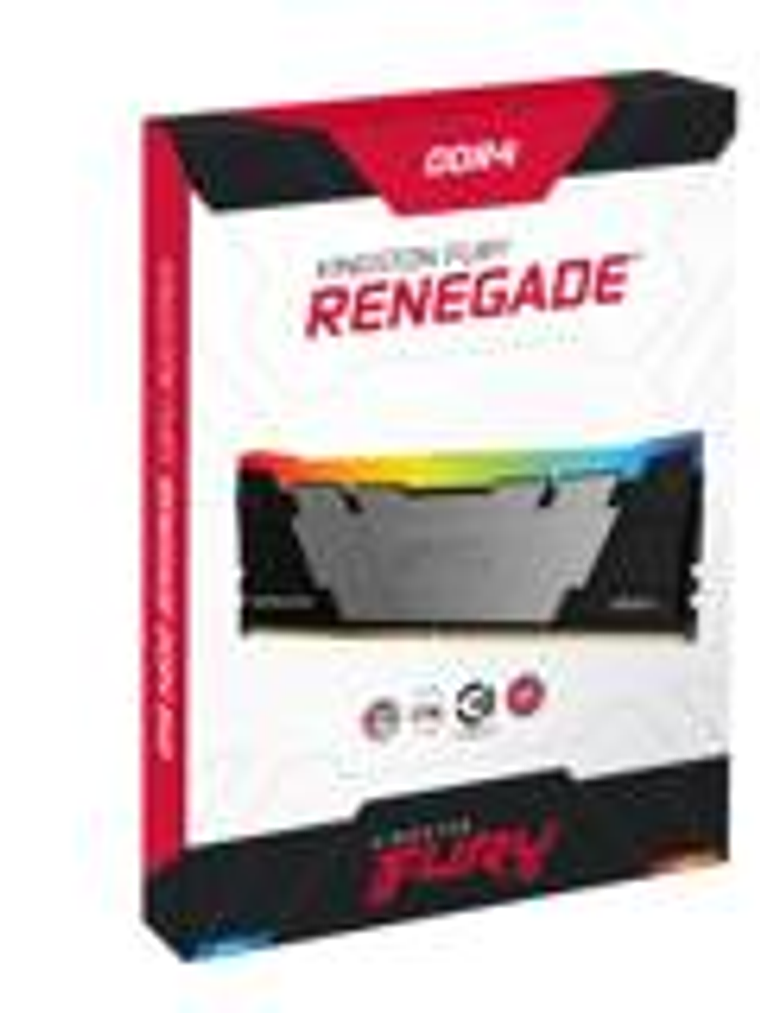 Memoria RAM DDR4 32GB 3600MT/s Kingston Fury Renegade RGB, CL16, DIMM, 1.2V 1