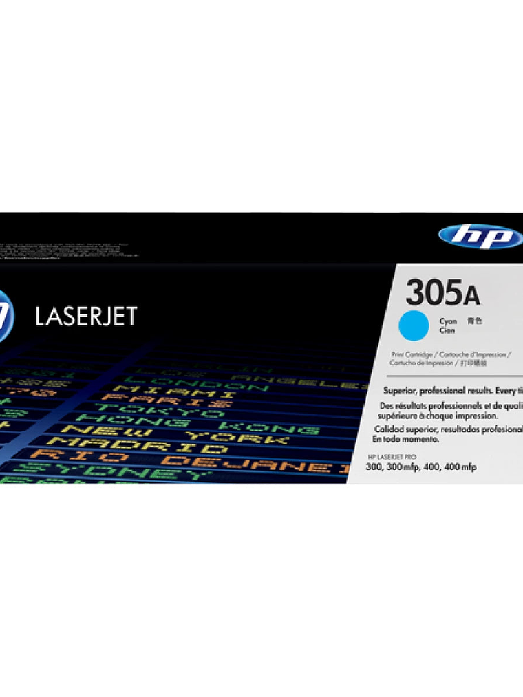 Toner HP CE411A 305A Cyan - 2.600 Páginas LaserJet 1