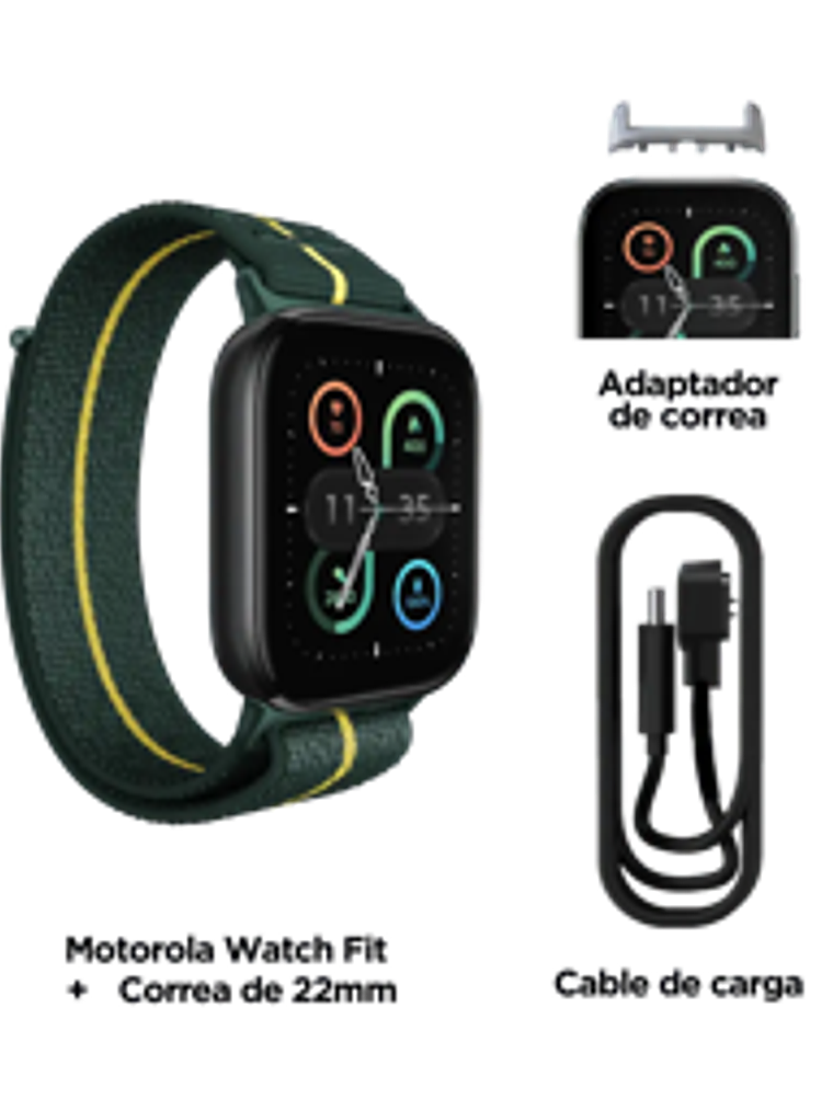 Smartwatch Motorola Moto Watch Fit Verde - Fitness Tracker 3