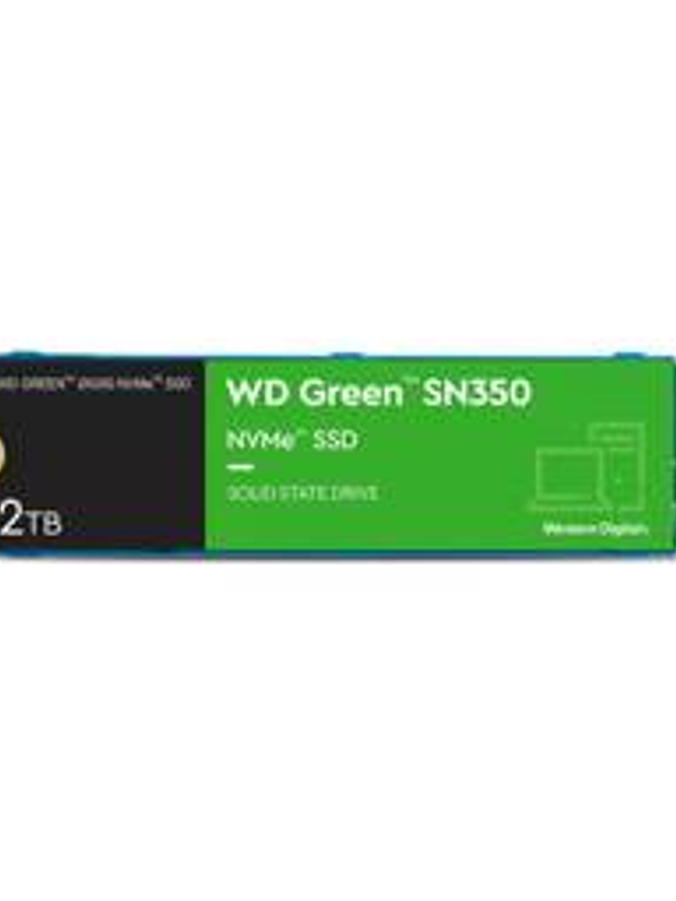 SSD WD Green SN350 2TB NVMe M.2 - Almacenamiento Eficiente y Económico 2