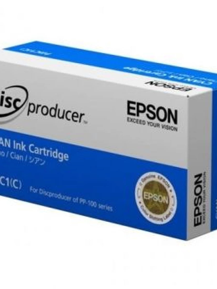 Cartucho Tinta Epson C13S020447 Cyan Original - PP-100 1