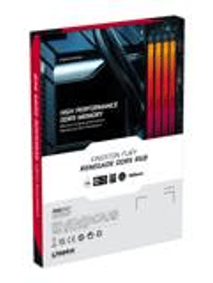 Memoria RAM DDR5 24GB 7200MT/s Kingston FURY Renegade Silver/Black RGB XMP,CL38, DIMM, 1.4V