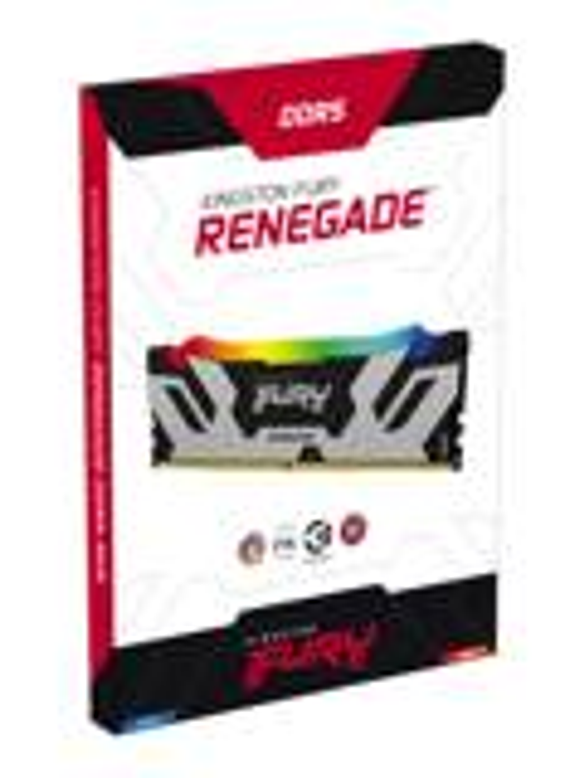 Memoria RAM DDR5 24GB 7200MT/s Kingston FURY Renegade Silver/Black RGB XMP,CL38, DIMM, 1.4V 2
