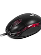 Xtech Mouse Óptico USB 3 Botones Negro-Rojo - Básico Con Cable - Miniatura 2
