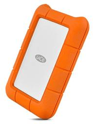 Disco Duro Externo LaCie Rugged 4TB USB-C/USB 3.0 Portátil 2.5