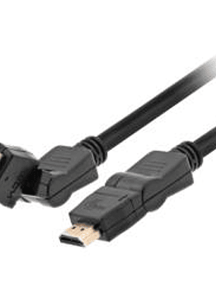 Cable HDMI Xtech 1.8M Giratorio 360° - 4K 60Hz V1.3 Conectores Rotatorios