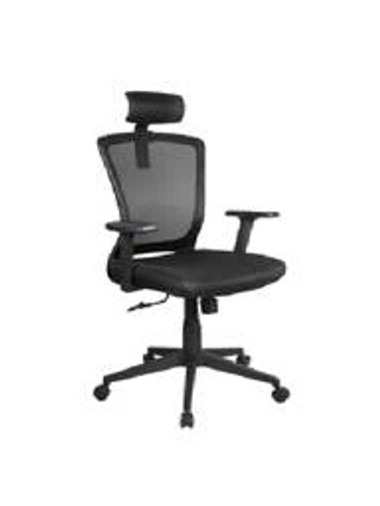 Silla Ejecutiva Xtech Avignon Negra Ergonómica Mesh Reposacabezas 3