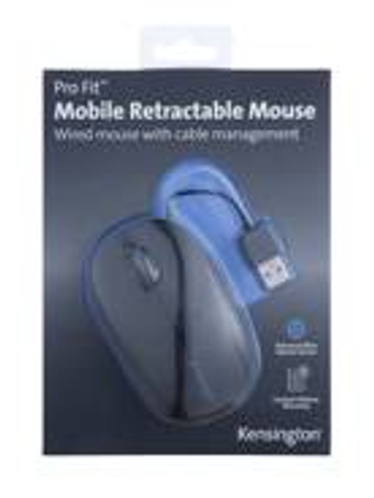 Kensington Pro Fit Mouse Retráctil USB con Cable - Compacto Portátil 2