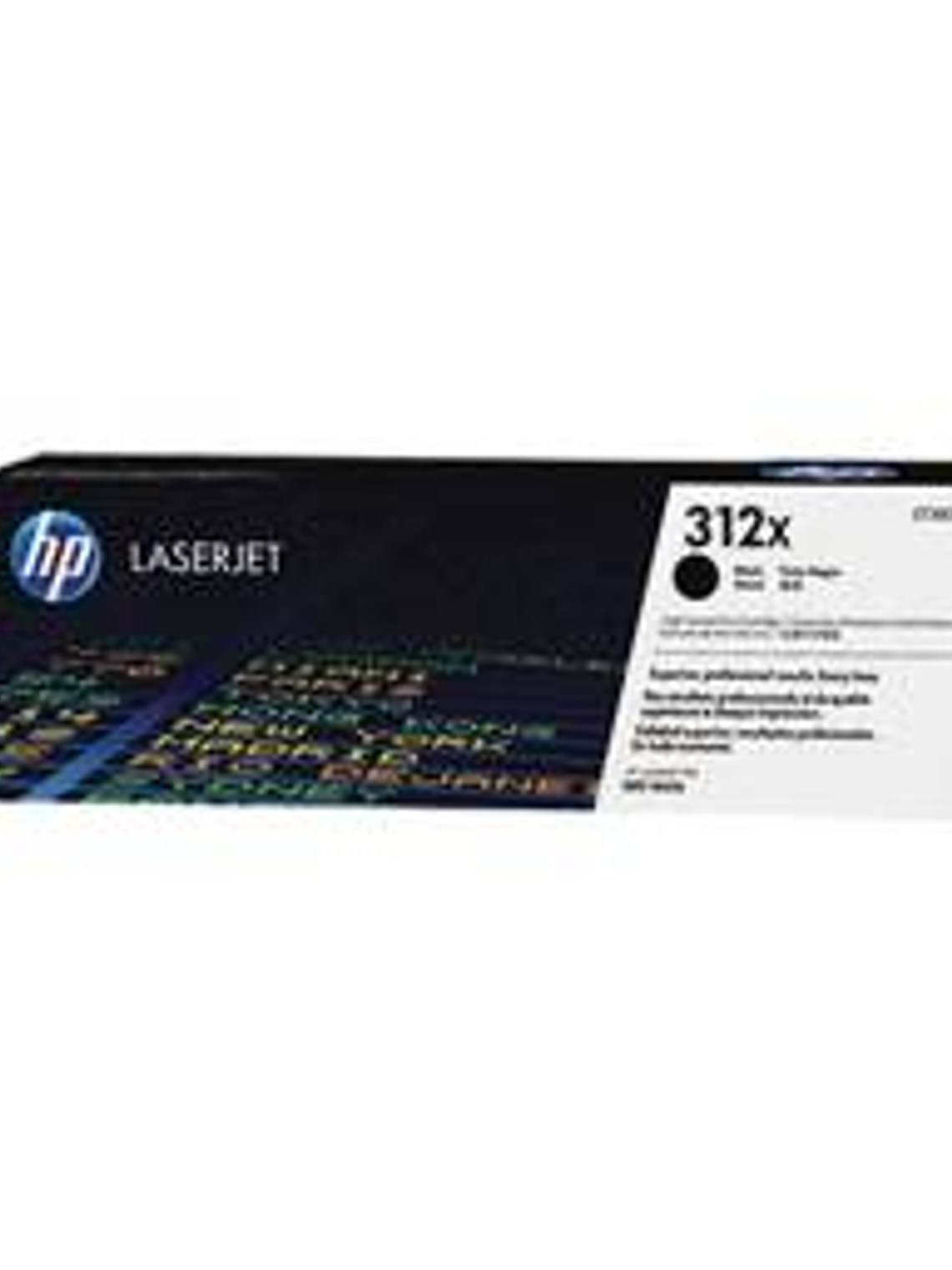 Toner HP CF380X 312X Negro - Alto Rendimiento 4.400 Páginas 1