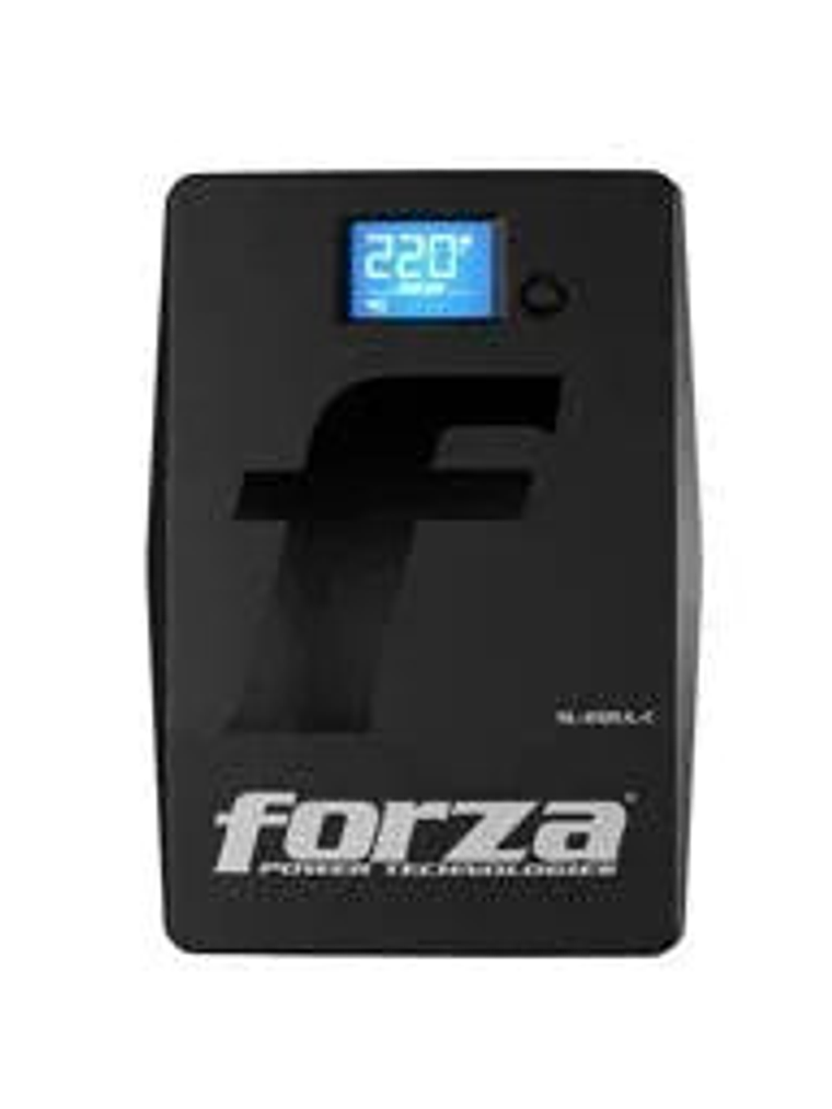 UPS FORZA SL-812UL-C Interactiva 800VA/480W, 220V, Pantalla LCD Táctil, USB 3
