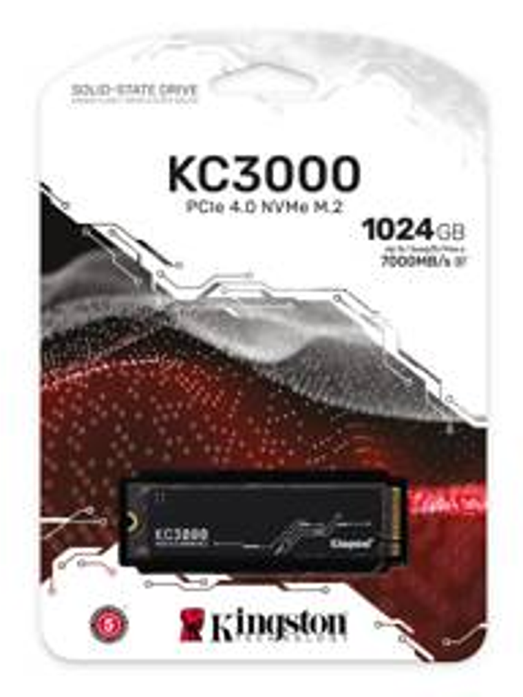 SSD Kingston KC3000 1TB NVMe M.2 PCIe 4.0 - 7000/6000MB/s Alto Rendimiento 3
