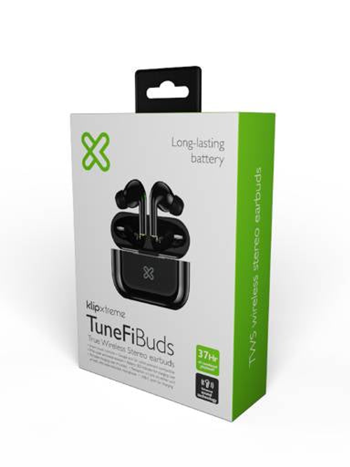 Auriculares Klip Xtreme TuneFiBuds KTE-050BK TWS Negro - Earbuds Inalámbricos 1