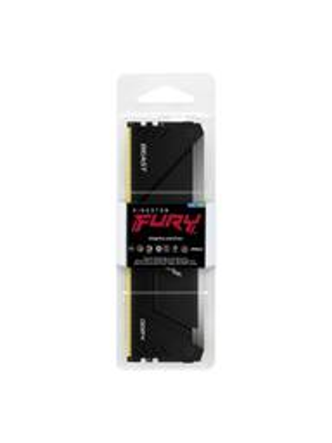 Memoria RAM DDR4 16GB 3200MT/s Kingston Fury Beast RGB, CL16, DIMM, 1.35V 2