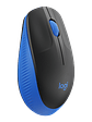 Logitech M190 Mouse Inalámbrico Negro/Azul - Ergonómico Completo - Miniatura 3