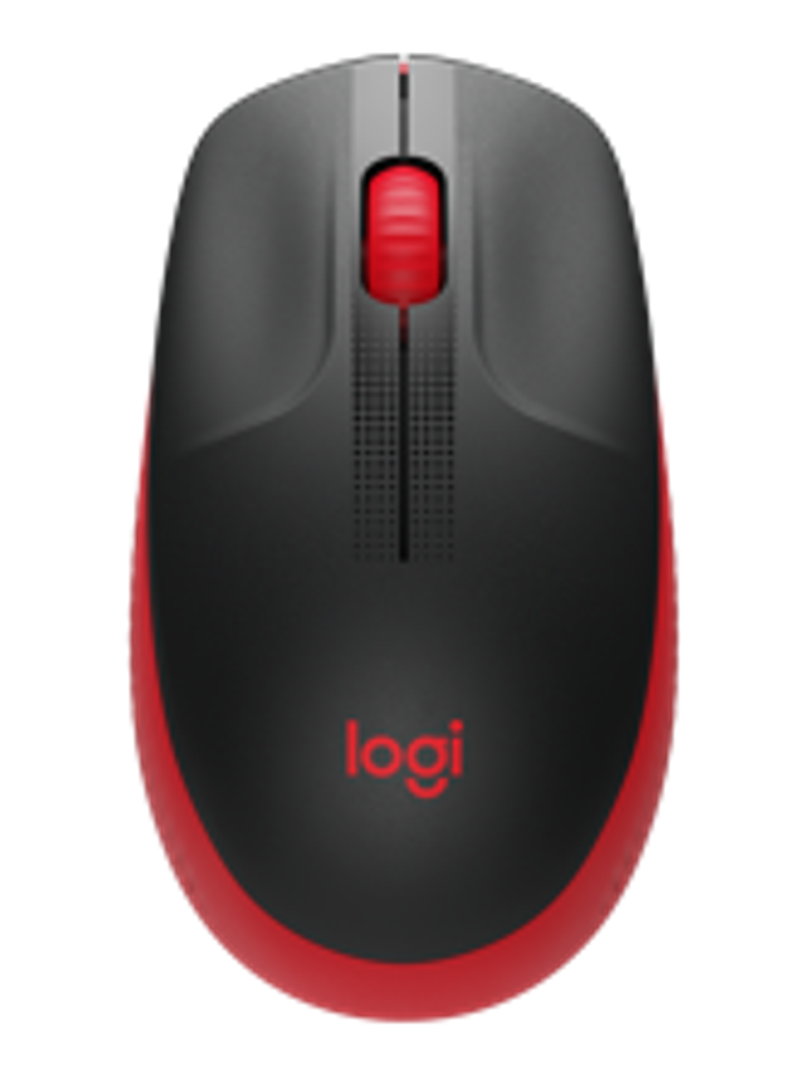 Logitech M190 Mouse Inalámbrico Rojo - Tamaño Completo USB 1