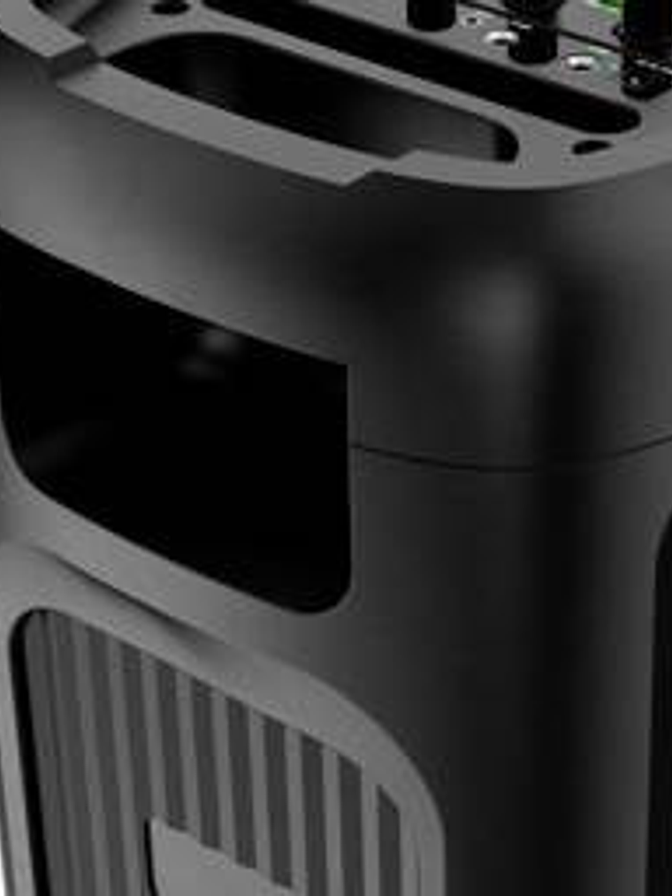 Parlante Klip Xtreme BoomFireX Karaoke 1500W Bluetooth Micrófono 2