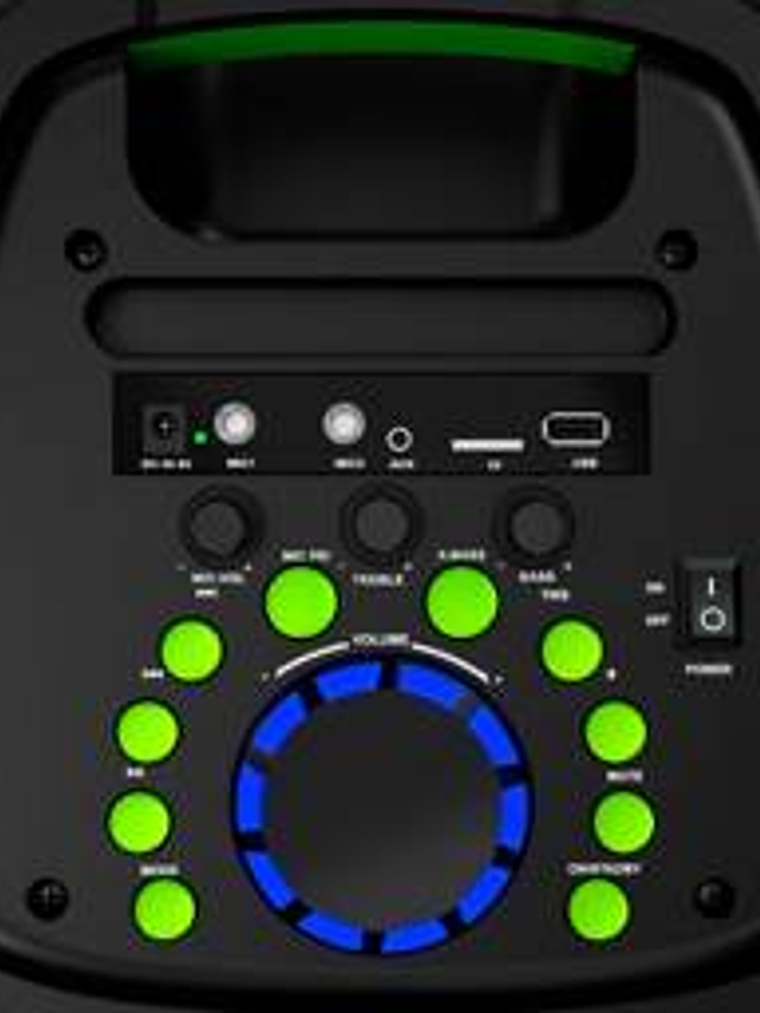 Parlante Klip Xtreme BoomFireX Karaoke 1500W Bluetooth Micrófono 3