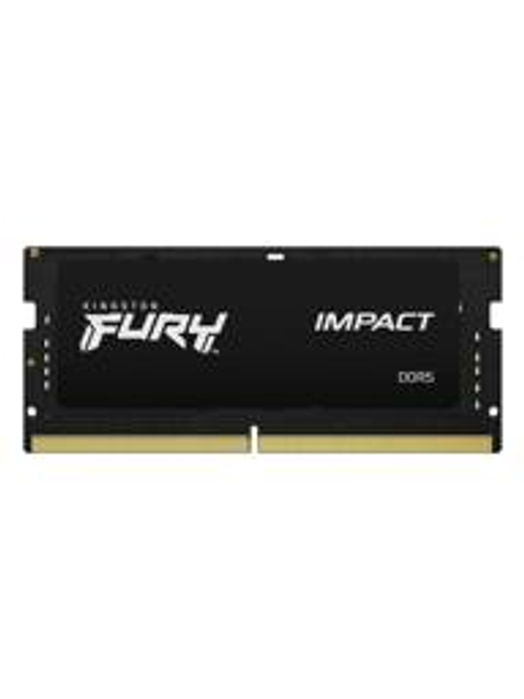 Memoria RAM para Notebook DDR5 16GB 5600MT/s Kingston Fury Impact, CL40, SODIMM, 1.1V 3