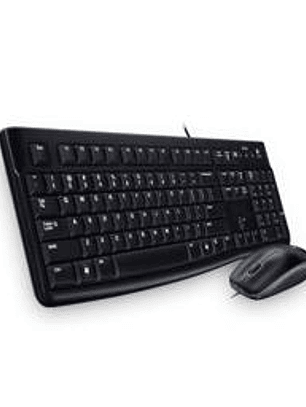 Kit Combo Teclado y Mouse Logitech MK120 USB