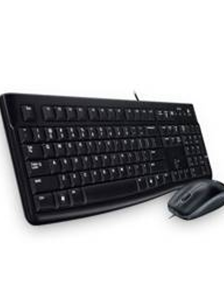 Kit Combo Teclado y Mouse Logitech MK120 USB 1