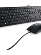 Kit Teclado y mouse alámbricos Dell KM300C-LTN, USB, 1000 DPI, Windows, Mac, Linux - Miniatura 1