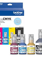 Pack 4 Botellas Tinta Brother BTD100 Completo - DCP-T300/T500W - Miniatura 1