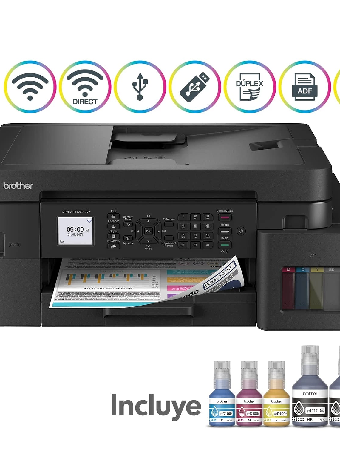 Brother MFC-T930DW Multifun color ink 30ppm/B-N 26ppm Duplex 2