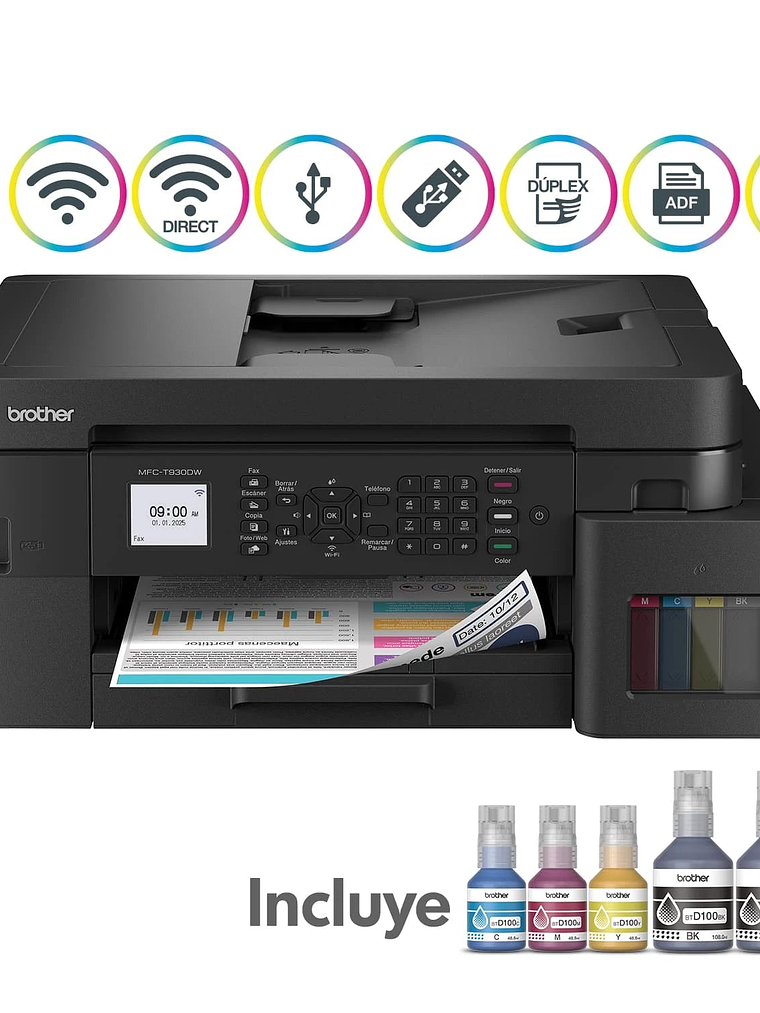 Brother MFC-T930DW Multifun color ink 30ppm/B-N 26ppm Duplex 2