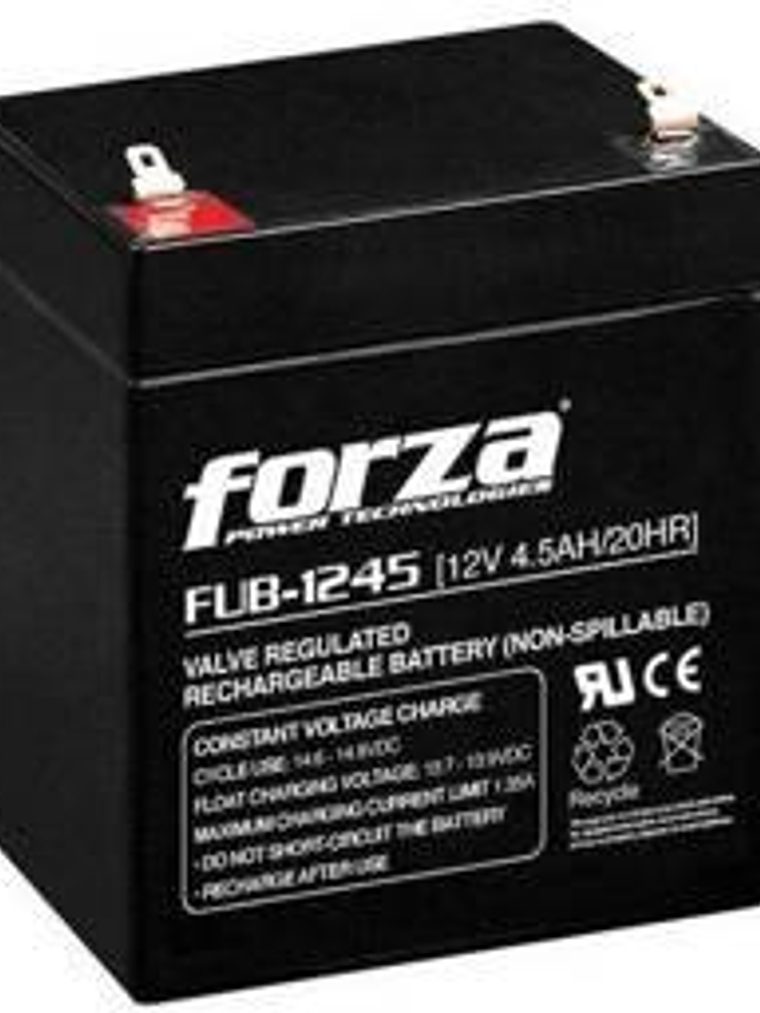 Batería Forza FUB de 4.5A, Recargable, 12V, Portatil, Versatil 3
