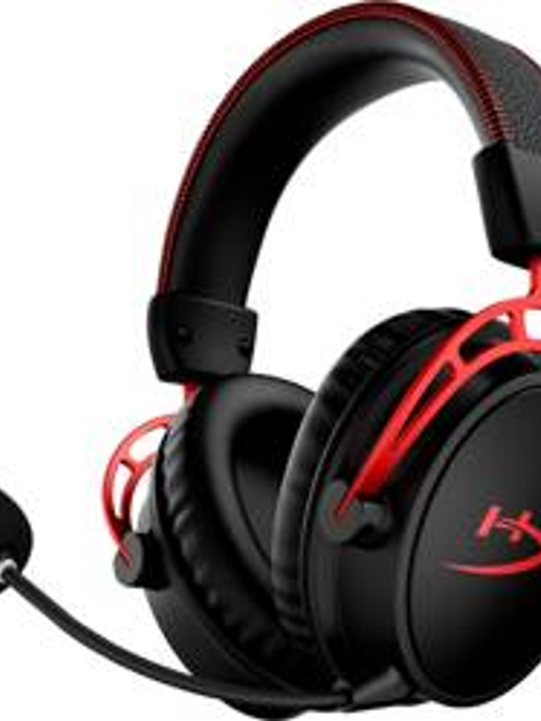 Auriculares Gaming HyperX Cloud Alpha Wireless Rojo - Batería 300 Horas 3