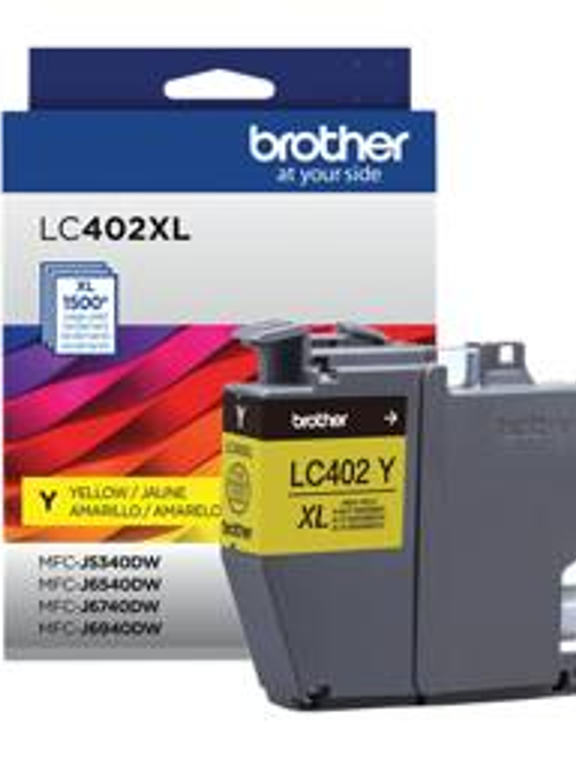 Cartucho Tinta Brother LC402XLYS Amarillo - Alto Rendimiento 1.500 Páginas 1