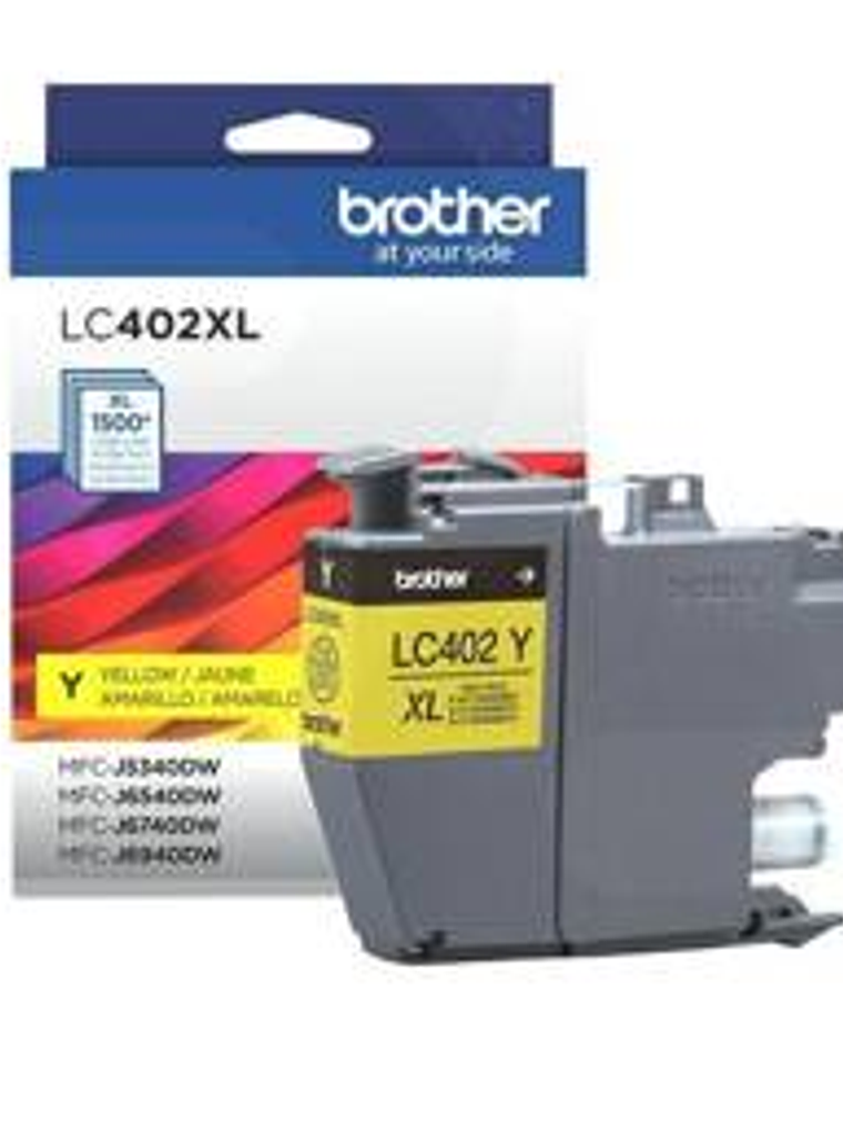 Cartucho Tinta Brother LC402XLYS Amarillo - Alto Rendimiento 1.500 Páginas 3