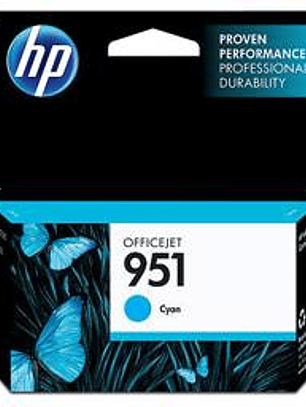 Cartucho Tinta HP CN050AL 951 Cyan Original
