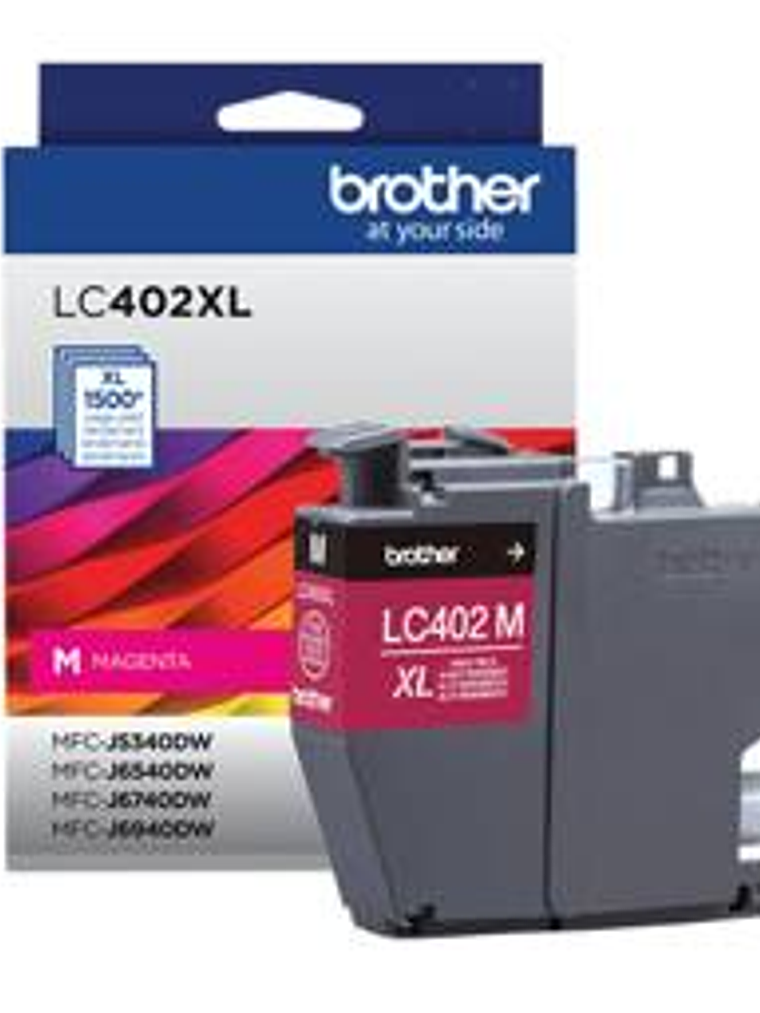 Cartucho Tinta Brother LC402XLMS Magenta - Alto Rendimiento 1.500 Páginas 1