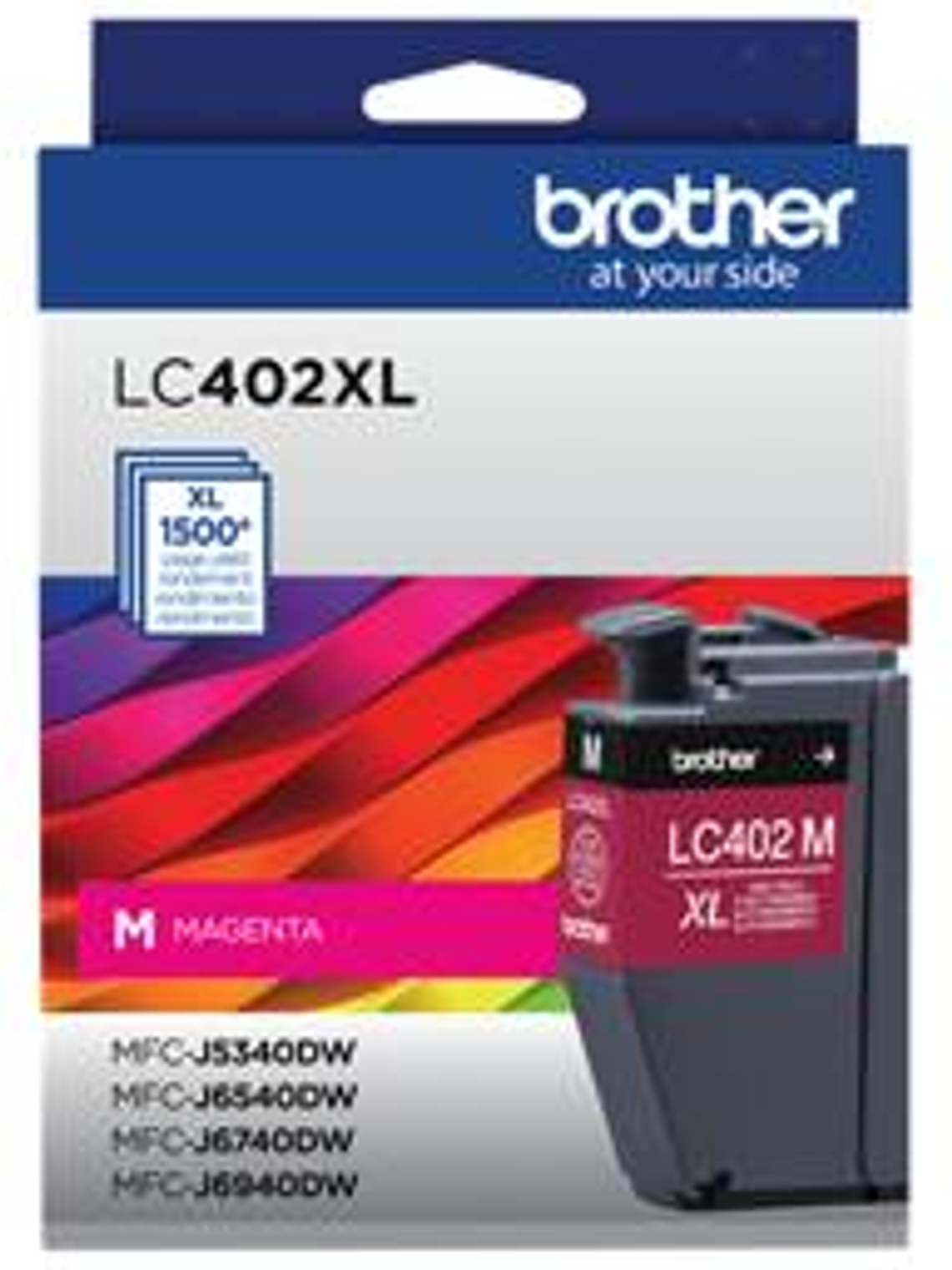 Cartucho Tinta Brother LC402XLMS Magenta - Alto Rendimiento 1.500 Páginas 2