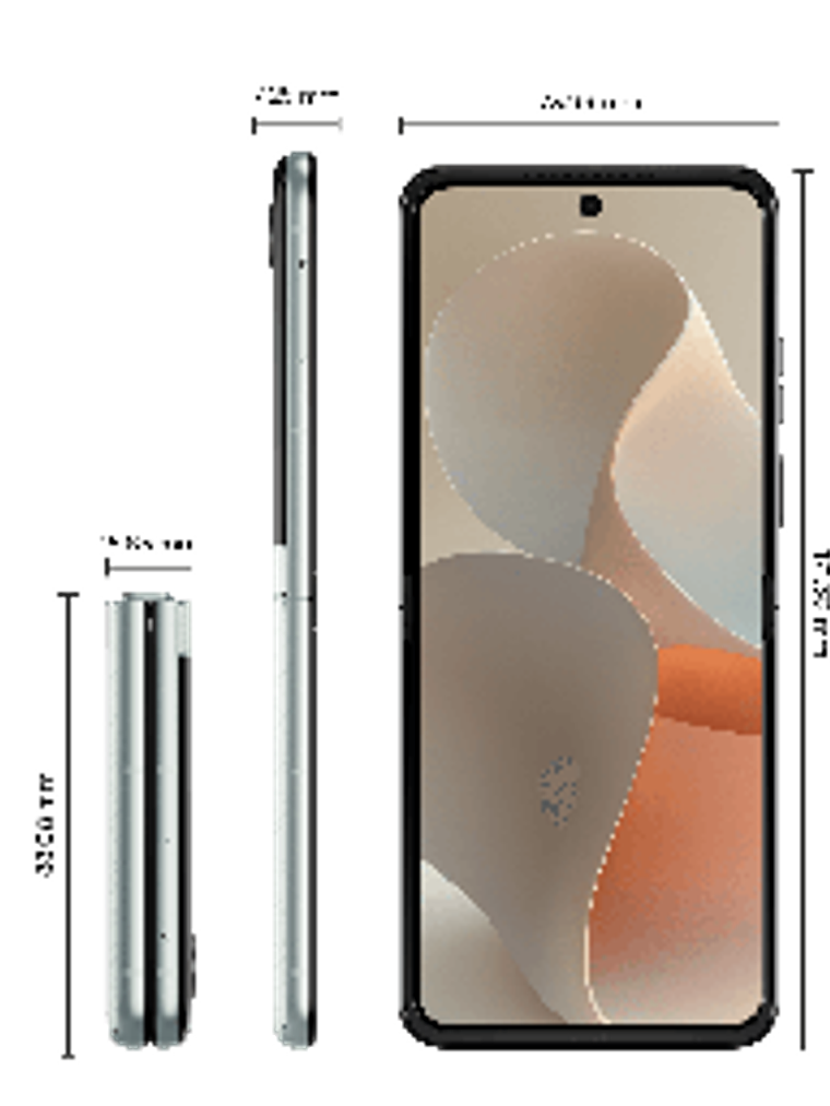 Motorola RAZR 60 White 12GB RAM 512GB ROM Plegable 1