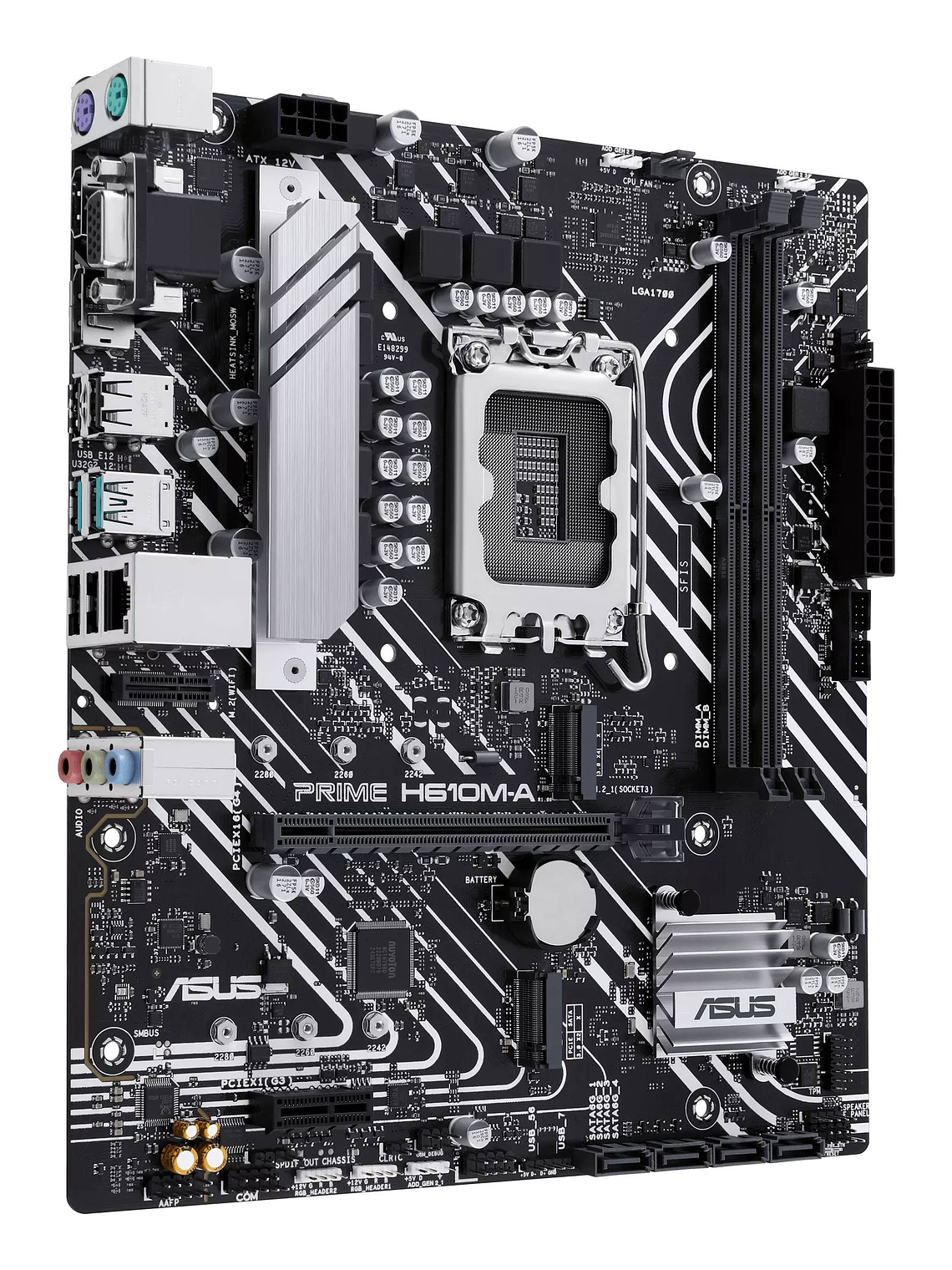 Placa Madre ASUS PRIME H610M-K D4-CSM, LGA1700, DDR4 x2, M.2 x1, HDMI, Micro-ATX 4