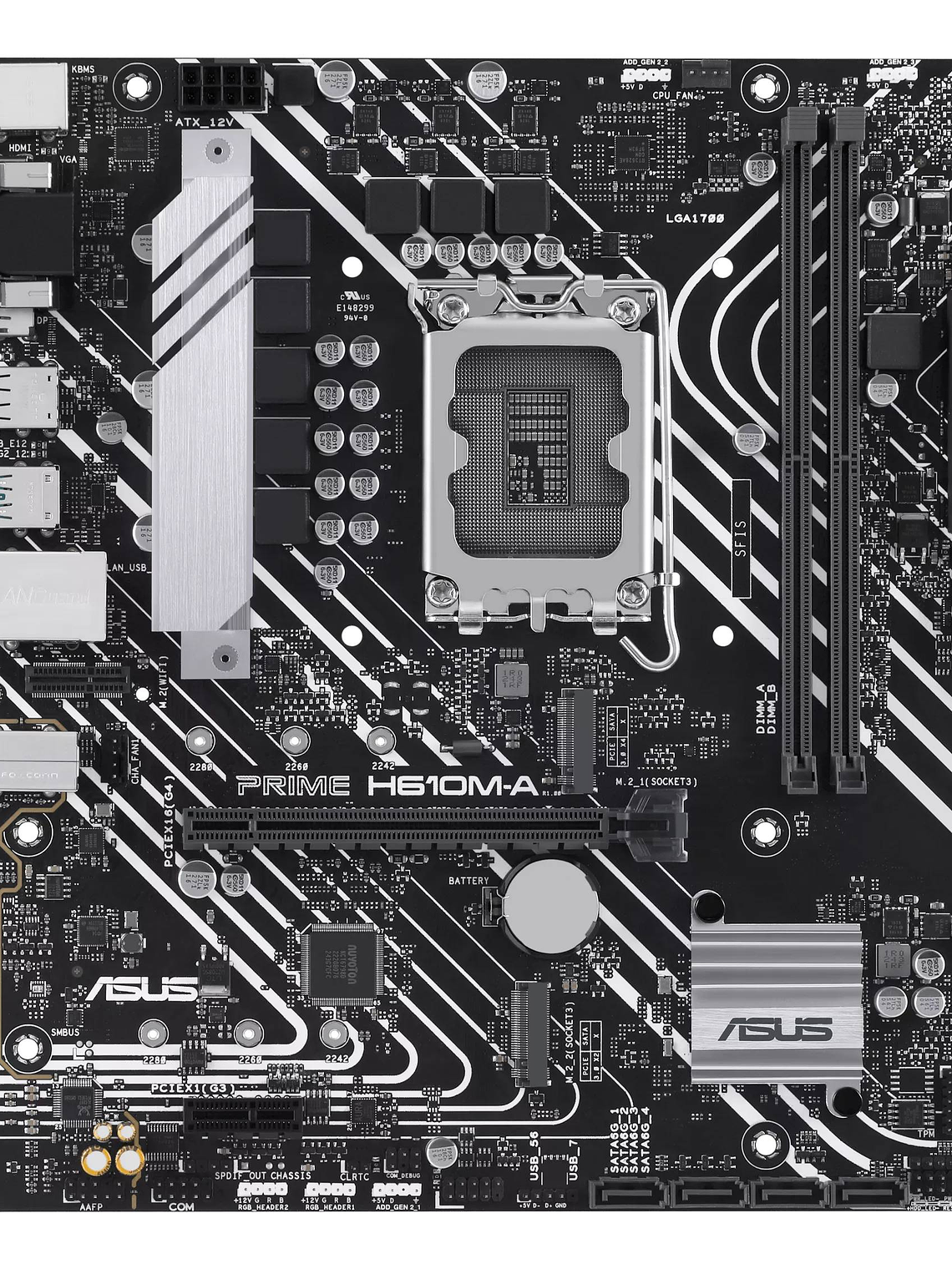 Placa Madre ASUS PRIME H610M-K D4-CSM, LGA1700, DDR4 x2, M.2 x1, HDMI, Micro-ATX 5