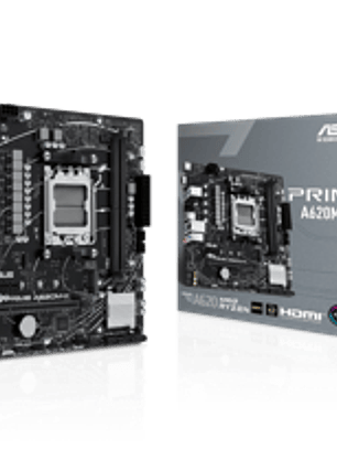 Placa Madre ASUS PRIME A620M-K, Socket AM5, 2x DDR5, PCIe 4.0, HDMI, VGA, Micro-ATX