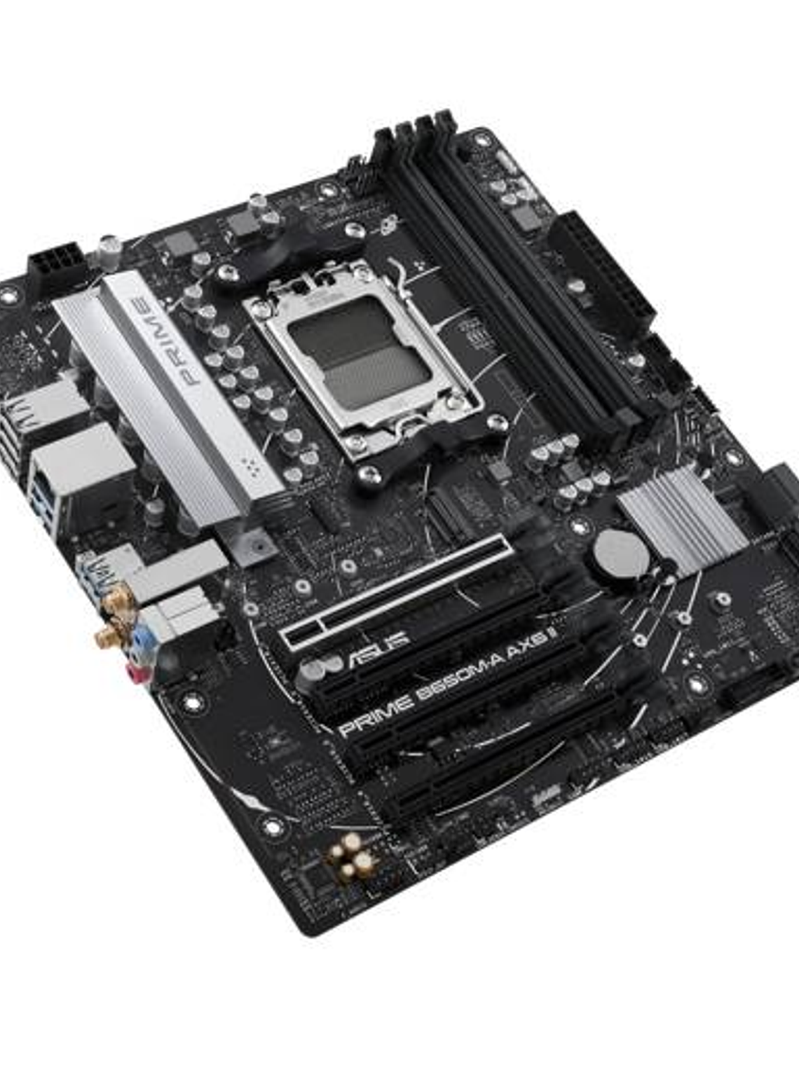 Placa Madre ASUS PRIME B650M-A AX6 II, Socket AM5, 4x DDR5, PCIe 5.0, Wi-Fi 6, Micro-ATX 6