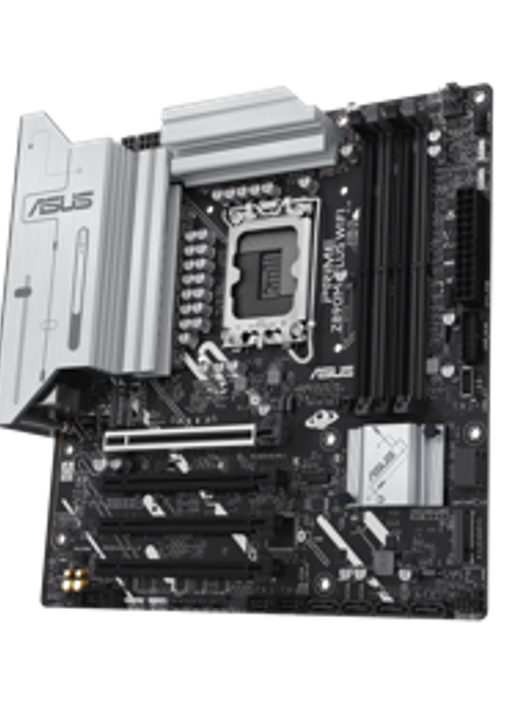 Placa Madre ASUS PRIME Z890M-P WIFI, Socket LGA1851, x4 DDR5, x3 M.2, PCIe 5.0, Wi-Fi 7, Micro-ATX 3