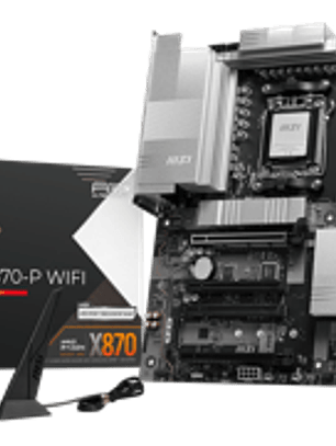 Placa Madre MSI PRO X870-P WIFI, Socket AM5, 4x DDR5, HDMI, Type-C DP, 3x M.2, Wi-Fi 7, ATX