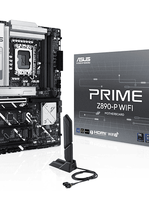 Placa Madre ASUS PRIME Z890-P WIFI, Socket LGA1851, 4x DDR5, PCIe5.0, Thunderbolt4, Wi-Fi 7, ATX