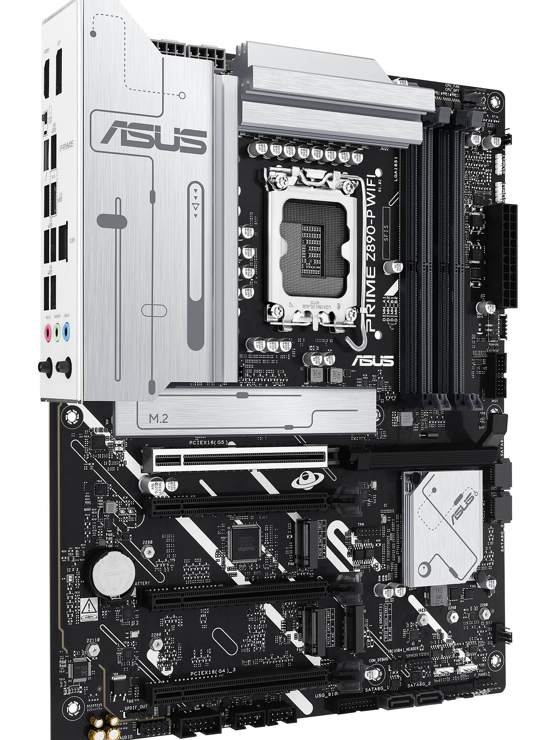 Placa Madre ASUS PRIME Z890-P WIFI, Socket LGA1851, 4x DDR5, PCIe5.0, Thunderbolt4, Wi-Fi 7, ATX 2